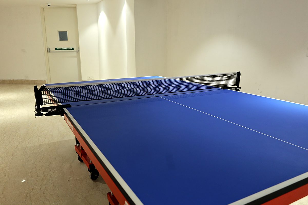 Table-tennis room in the club (actual image)